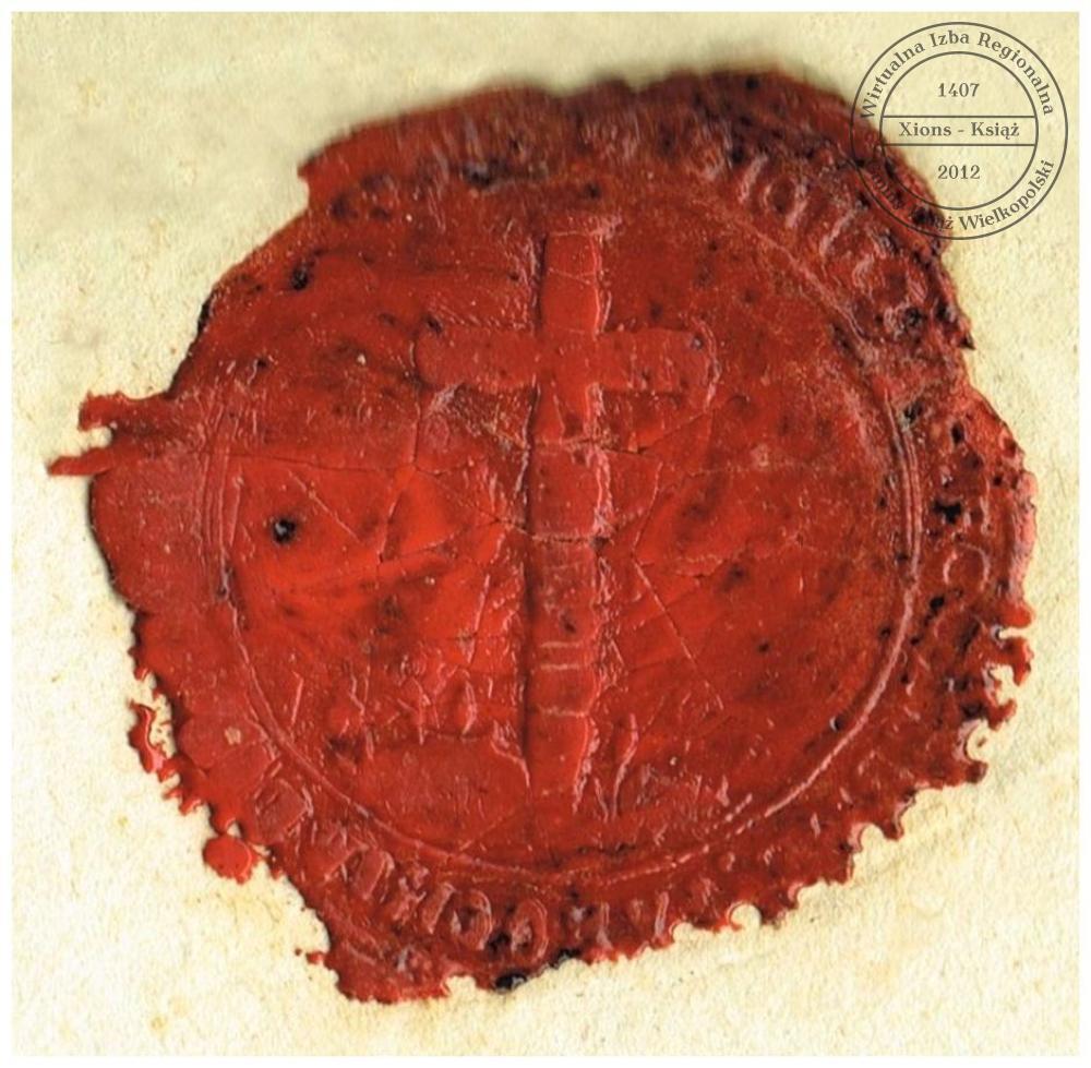 Pieczęć kościoła w Gogolewie. 1859 r.