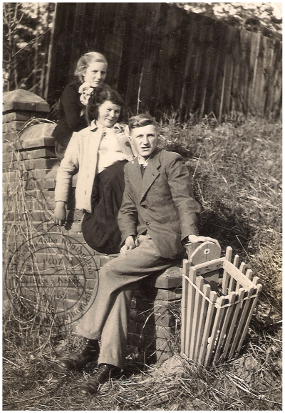 Na strzelnicy Bractwa Kurkowego. Książ 1942 r.