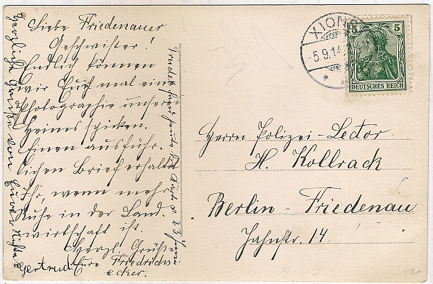 Dwór Świączyń  1914 r. Friedrichseck.