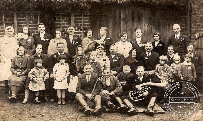 Ślub Weronika Kapturek i Piotr Giglewicz - Kołacin 1935 r.