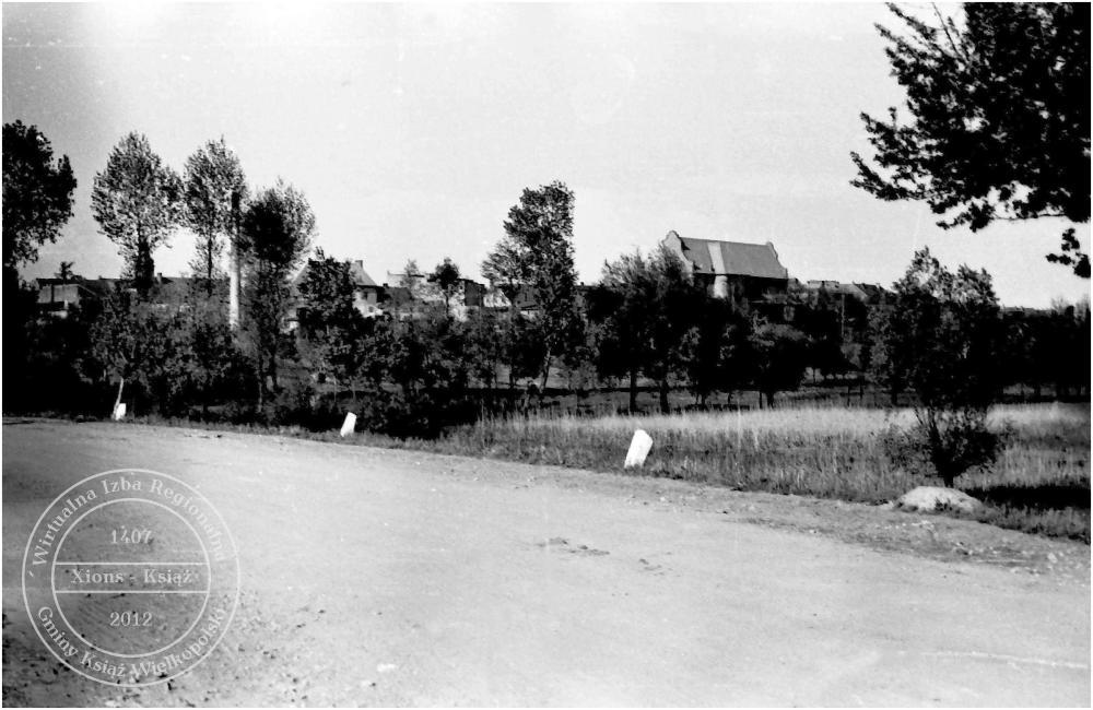 Książ-panorama od południa 1959 r.