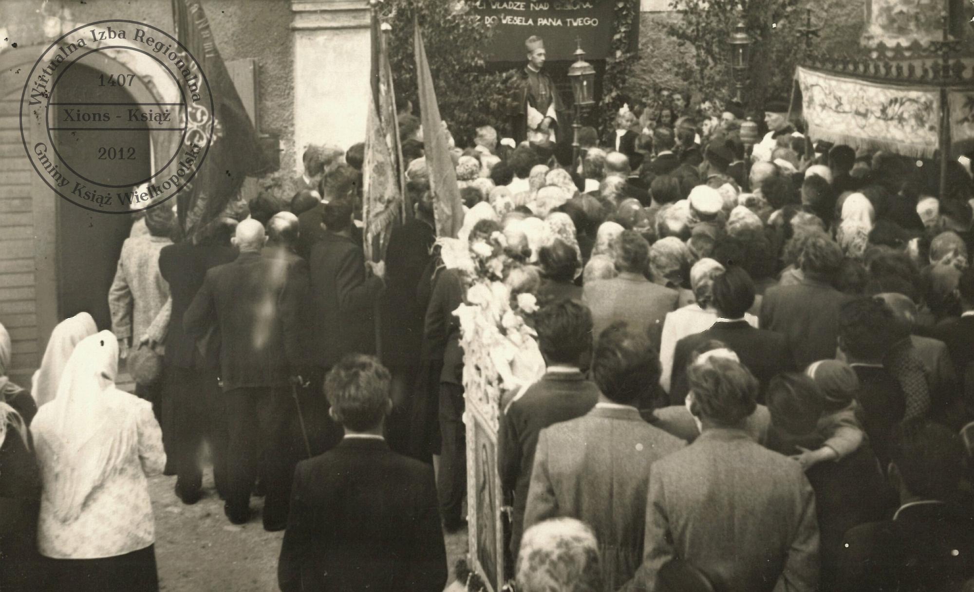 Arcybiskup Antoni Baraniak. Mchy, 1960 r.