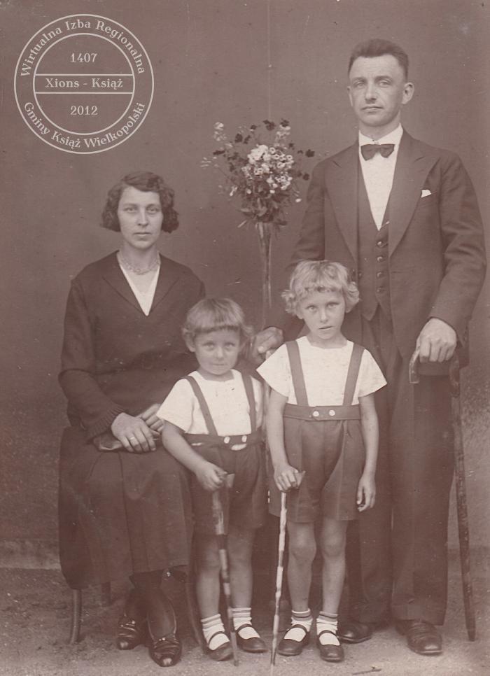 Rodzina Dorszyków. Książ, 1933 r.