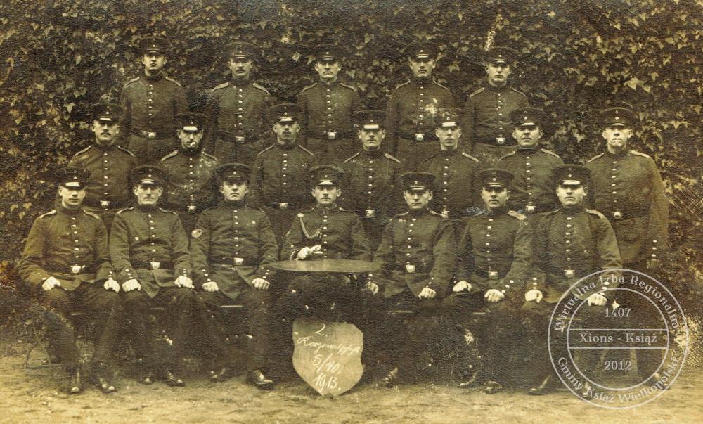 Józef Madaliński w wojsku pruskim. Rastatt, 1913 r.