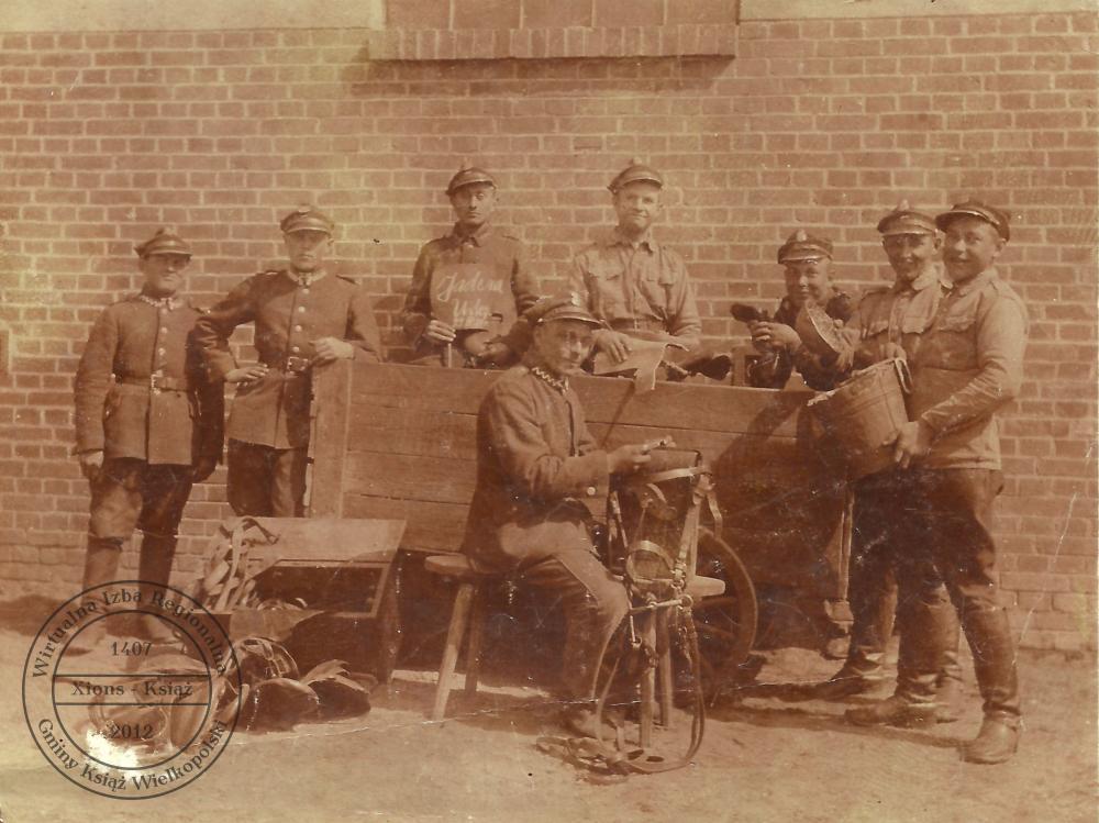 Walenty Bąk w wojsku. Poznań, 1923 r.