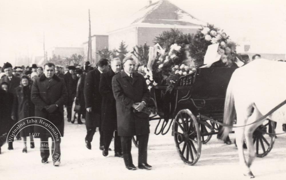 Pogrzeb dr. Maksymiliana Krybusa w dniu 25 stycznia 1970 r.