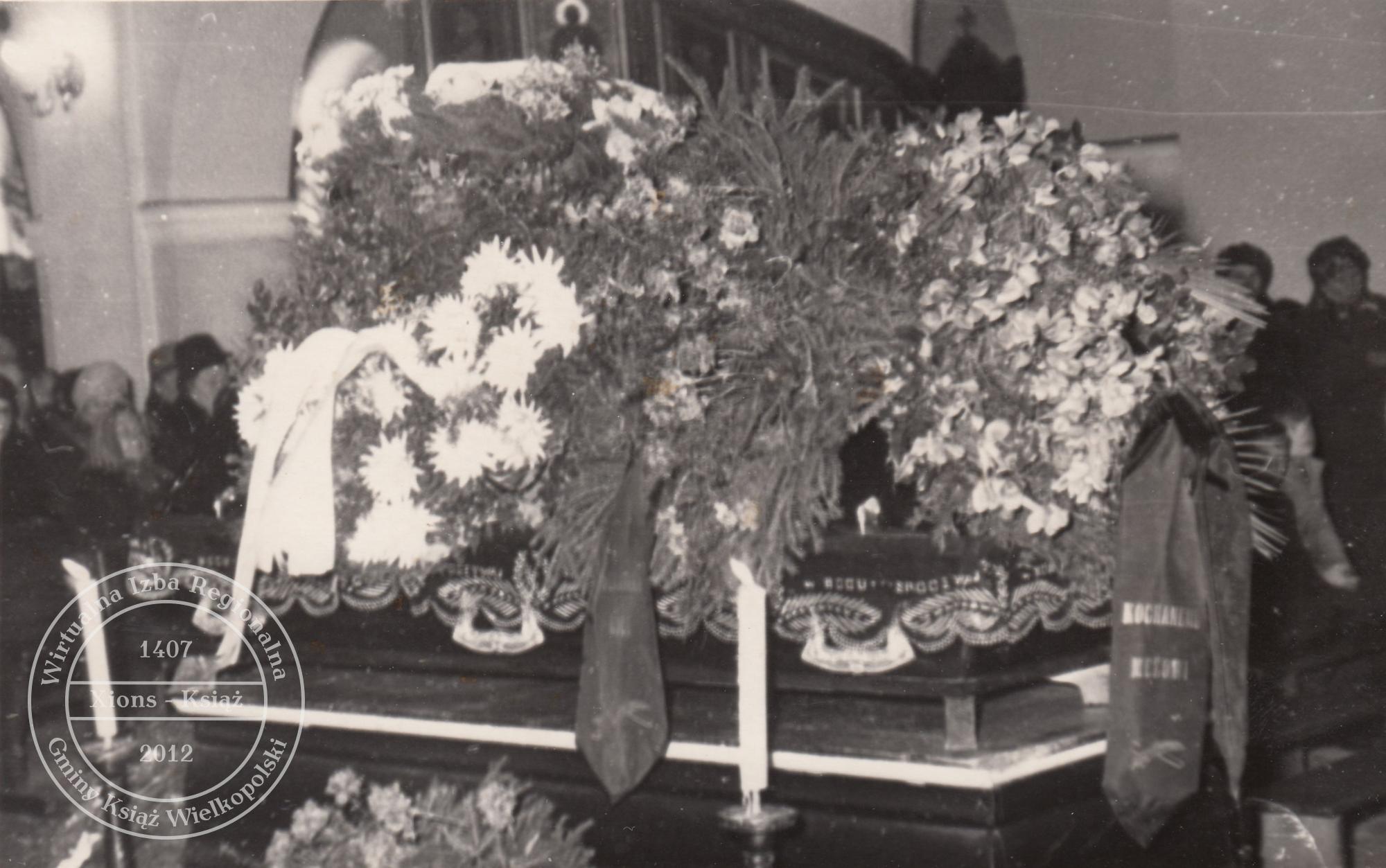 Pogrzeb dr. Maksymiliana Krybusa w dniu 25 stycznia 1970 r.