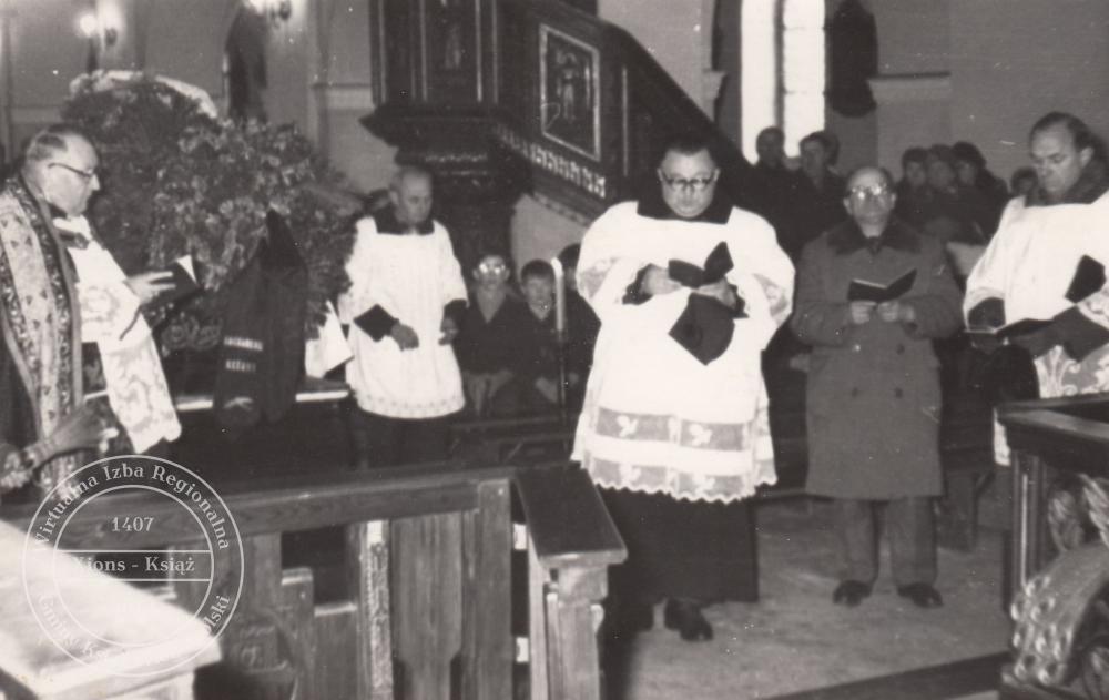 Pogrzeb dr. Maksymiliana Krybusa w dniu 25 stycznia 1970 r.