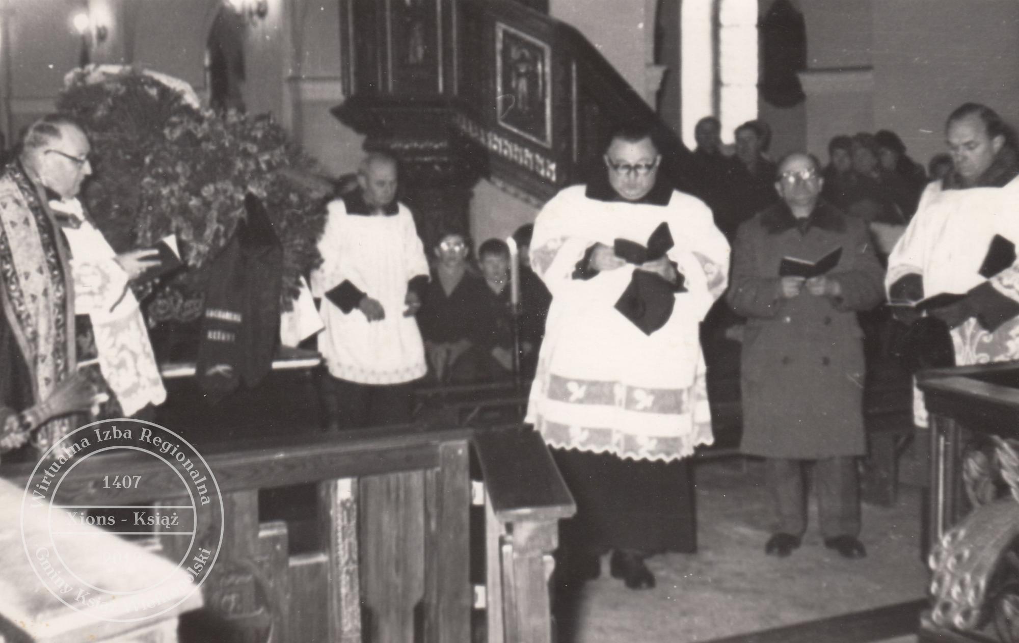 Pogrzeb dr. Maksymiliana Krybusa w dniu 25 stycznia 1970 r.