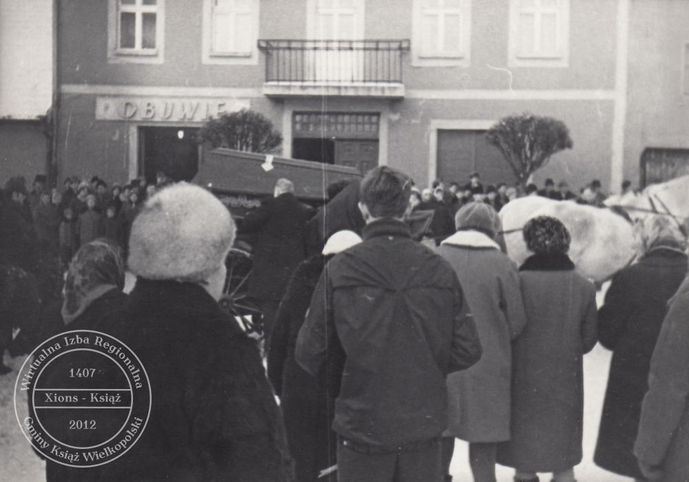 Pogrzeb dr. Maksymiliana Krybusa w dniu 25 stycznia 1970 r.