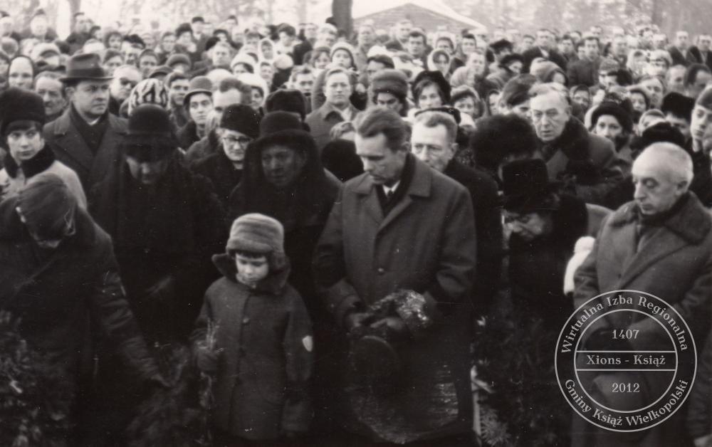 Pogrzeb dr. Maksymiliana Krybusa w dniu 25 stycznia 1970 r.