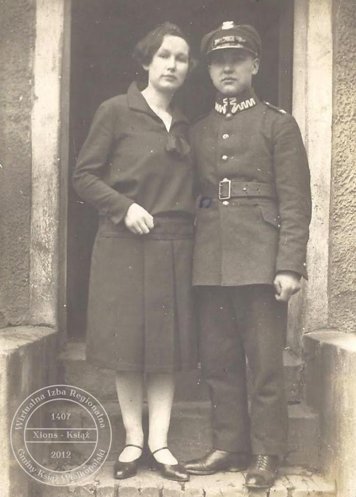 Rodzeństwo Banaszyńskich. Książ, około 1926 r.