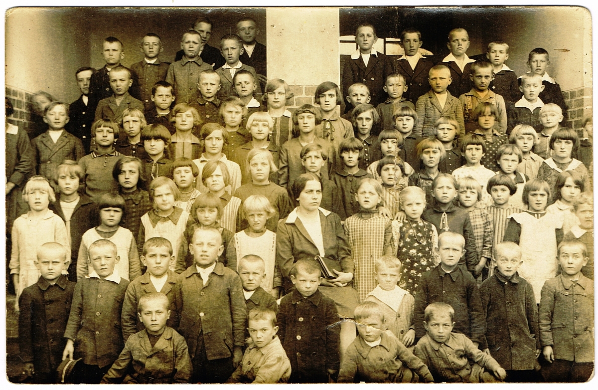 Szkoła, Zaborowo 1933 r.