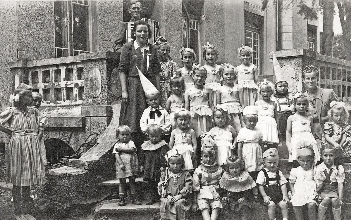 Ochronka, Zaborowo, koniec lat 40. XX w. początek lat 50. XX w.
