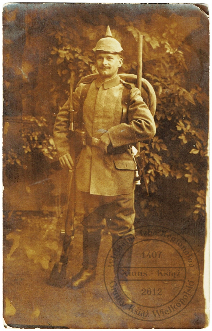 Pocztówka do rodziców. Jan Skrzypiński, Cöln 1916 r.