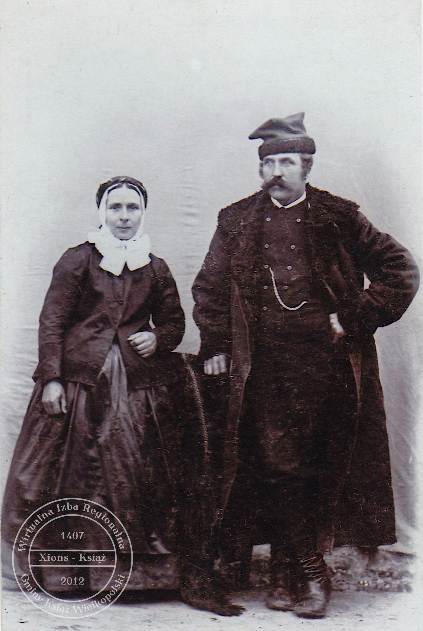 Andrzej i Michalina z Nawrotów Stępowie - Mchy początek XX wieku.