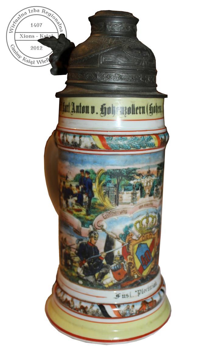 Kufel rezerwisty Antoniego Płóciniaka, 1912 r.
