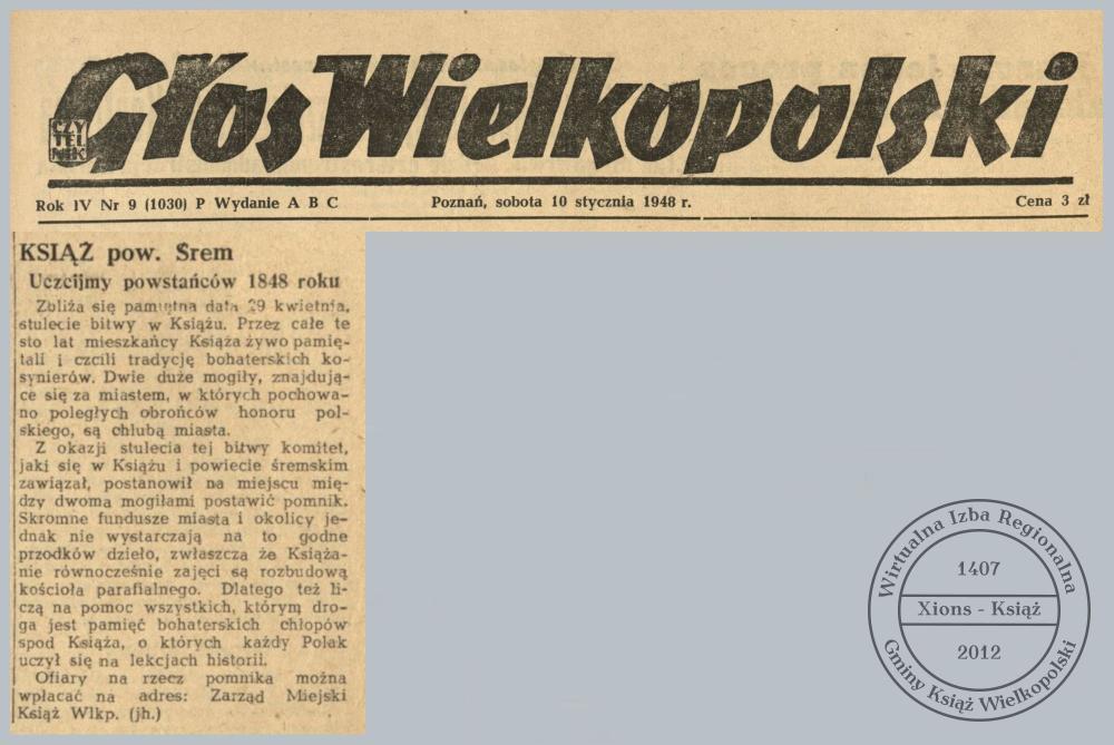 Komitet Opieki nad Mogiłami w Książu